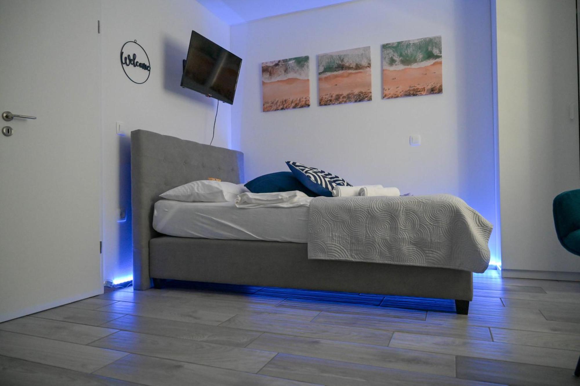 Blue With Free Parking